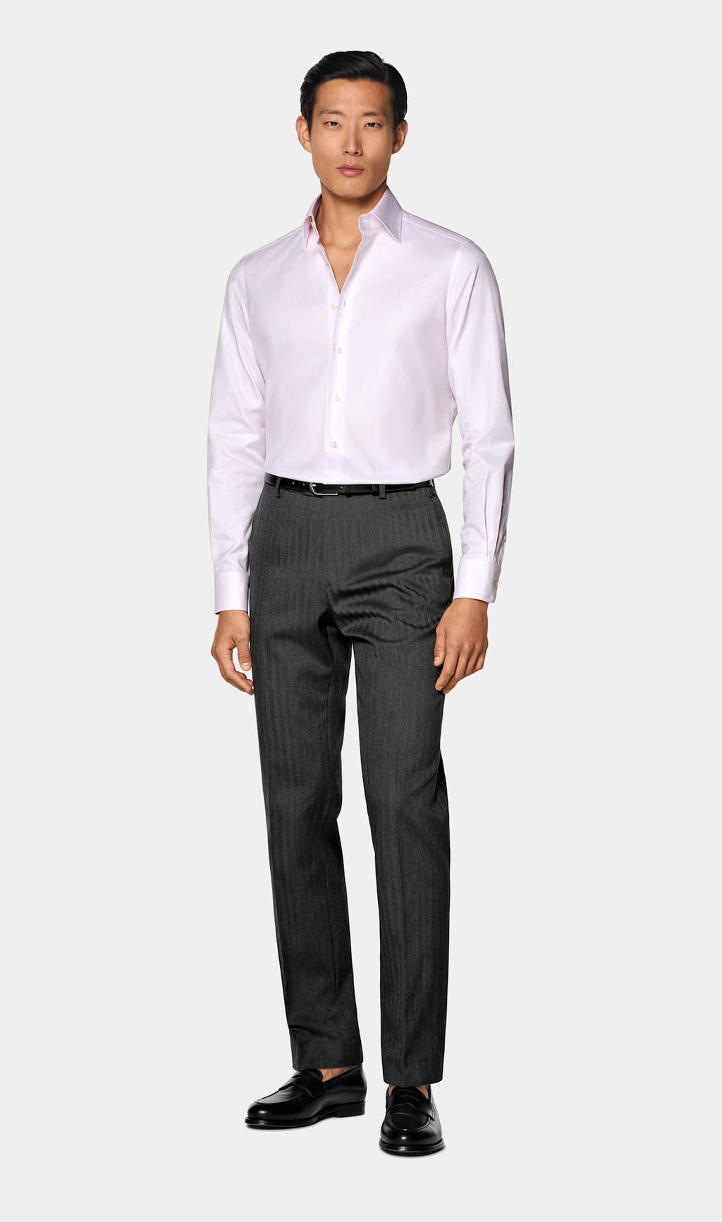 Tailored Fit - Powder Pink Shirt