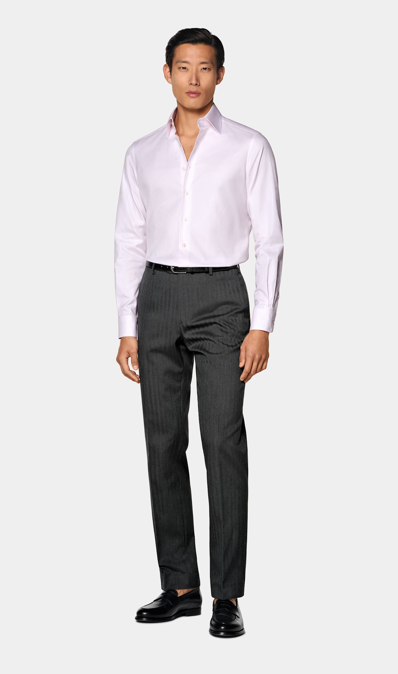 Tailored Fit - Powder Pink Shirt